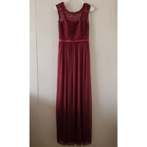 David's bridal, bridesmaid dress, size 2, F19328